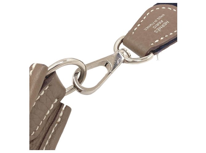 Hermès Hermes Evelyne TPM Schultertasche Taupe - Ansicht 11