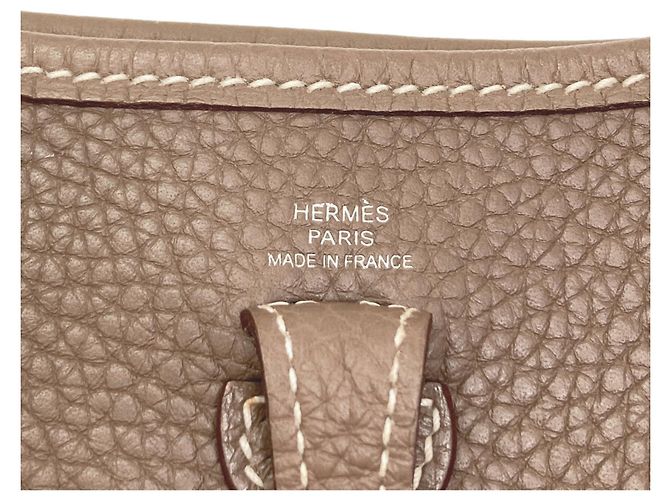 Hermès Hermes Evelyne TPM Schultertasche Taupe - Ansicht 6