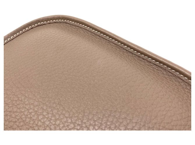 Hermès Hermes Evelyne TPM Schultertasche Taupe - Ansicht 9