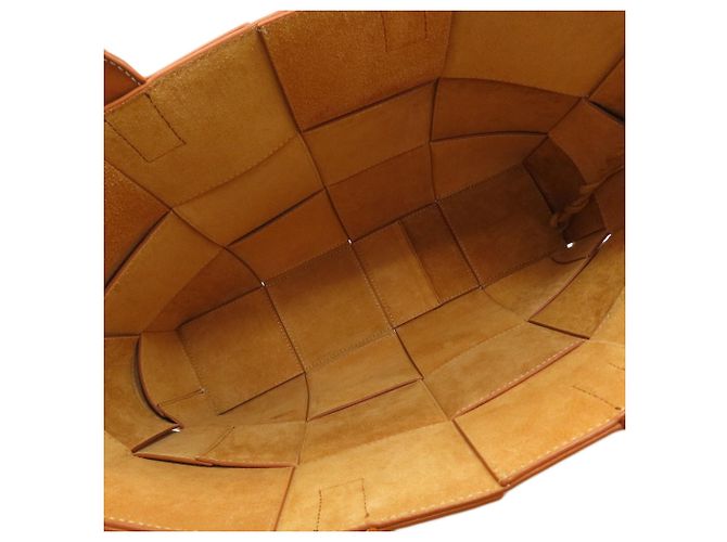 Borsa Tote Bottega Veneta Arco Marrone - vista 5