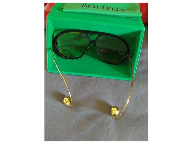 Occhiali da sole aviator Bottega Veneta Nero - vista 4