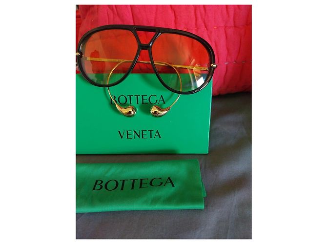 Occhiali da sole aviator Bottega Veneta Nero - vista 5