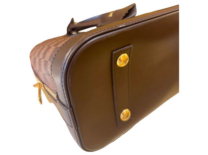 Louis Vuitton Alma BNB Monogram Canvas with Leather Marrone - vista 6