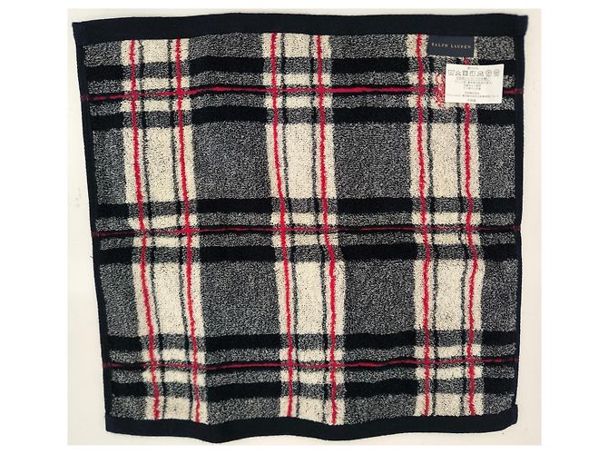 Set 2 asciugamani Ralph Lauren Home Nero Rosso Beige - vista 10