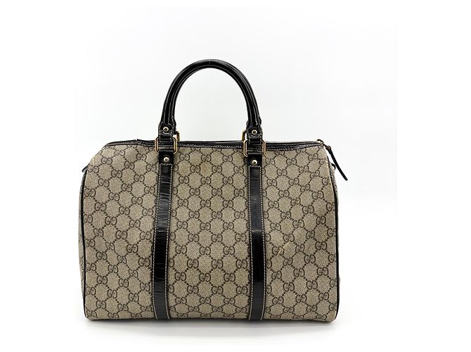 Gucci Web Joy Boston GG Coated Canvas Medium Beige - vista 2