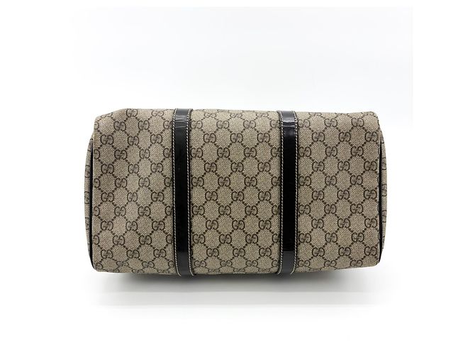 Gucci Web Joy Boston GG Coated Canvas Medium Beige - vista 5