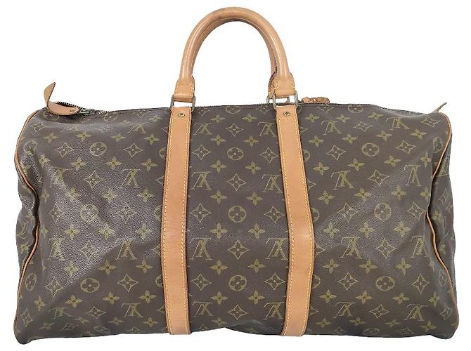 Louis Vuitton Keepall Monogram Canvas 45 Marrone - vista 2