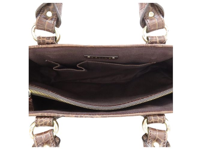Céline Borsa Celine Boogie Bag motivo Macadam Marrone scuro - vista 5