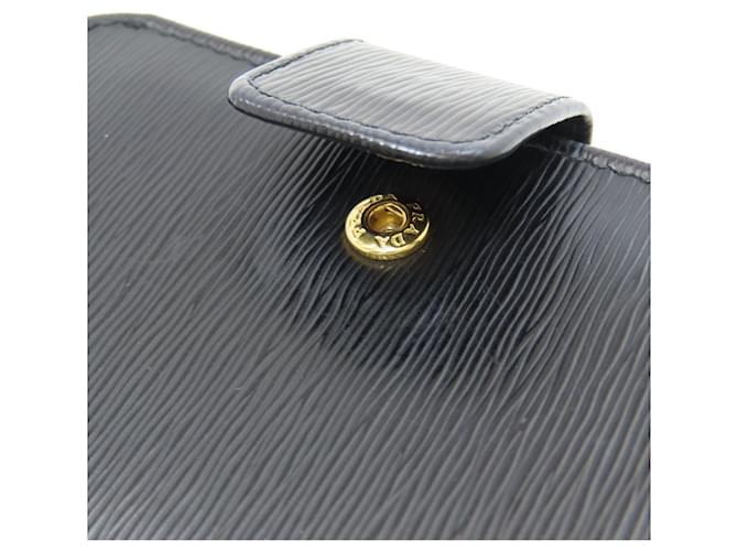 Saffiano Cartera bi-fold Prada Logo Negro - vista 10
