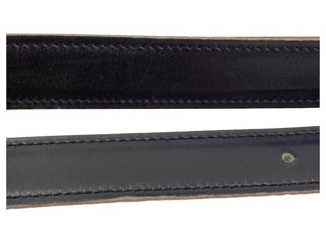 Hermès Hermes H-Belt: Wendelbarer Ledergürtel Braun Schwarz - Ansicht 10