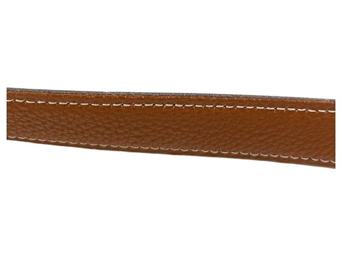 Hermès Hermes H-Belt: Wendelbarer Ledergürtel Braun Schwarz - Ansicht 8