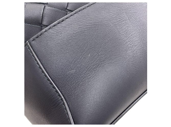 Borsa Tote Bottega Veneta Intrecciato Nero - vista 11