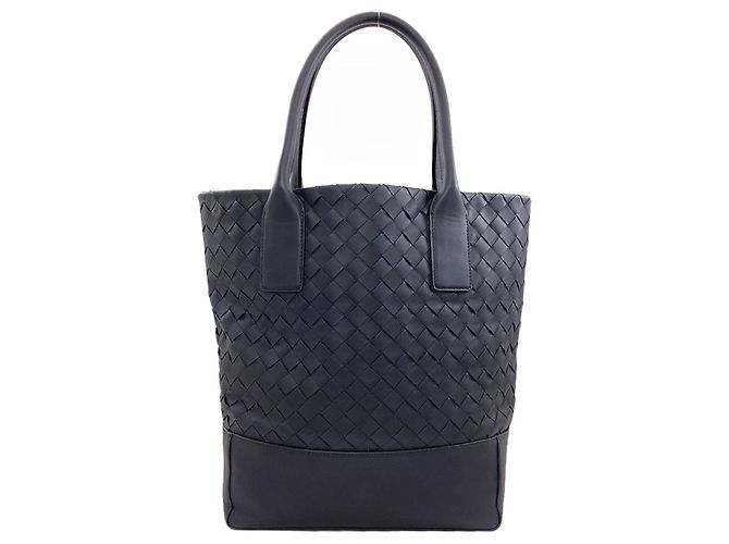 Borsa Tote Bottega Veneta Intrecciato Nero - vista 2