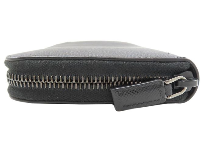 Prada langes Portemonnaie aus schwarzem Leder - Ansicht 3