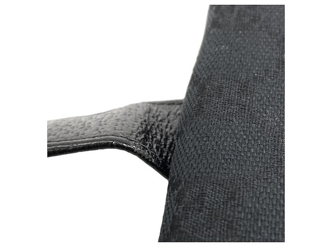 Portafoglio bi-fold Gucci in canvas GG nero - vista 13