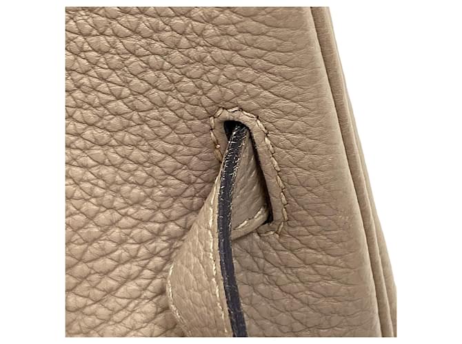 Hermès Borsa Hermes Birkin 30 Beige - vista 16