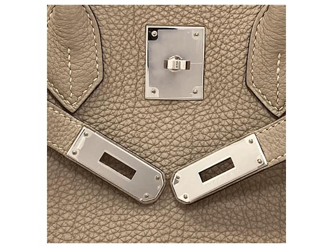 Hermès Borsa Hermes Birkin 30 Beige - vista 19