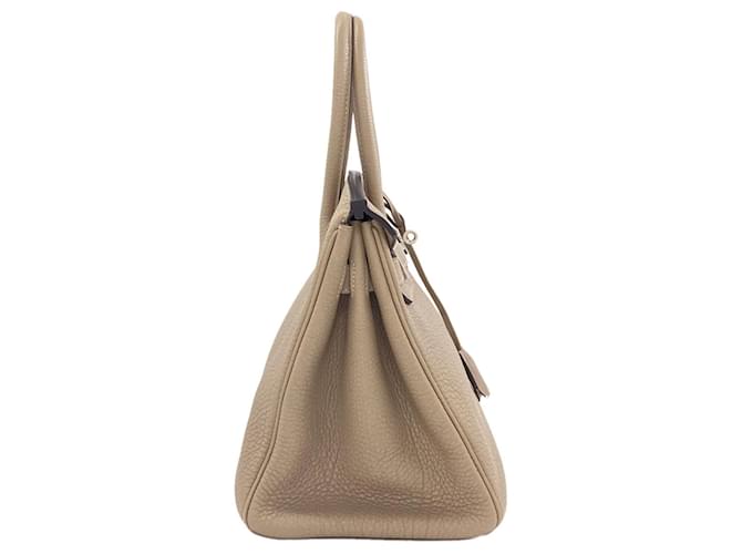 Hermès Borsa Hermes Birkin 30 Beige - vista 3