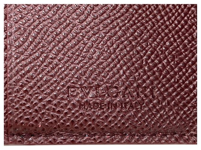 Bulgari Cartera de piel tri-fold con logo Bvlgari para mujer Azul - vista 7