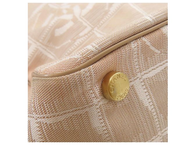 Borsa Tote Chanel New Travel Line MM Beige - vista 18