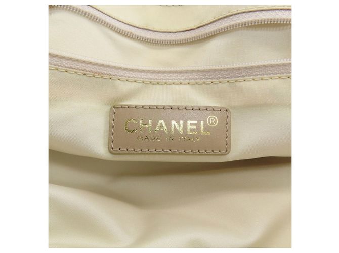 Borsa Tote Chanel New Travel Line MM Beige - vista 6