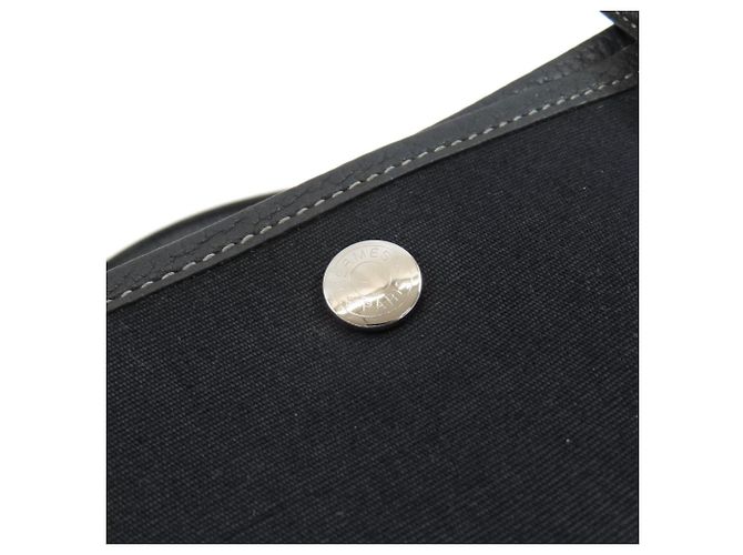 Hermès Borsa Tote Hermes Garden Party PM Nero - vista 15