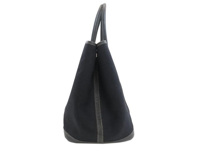 Hermès Borsa Tote Hermes Garden Party PM Nero - vista 3