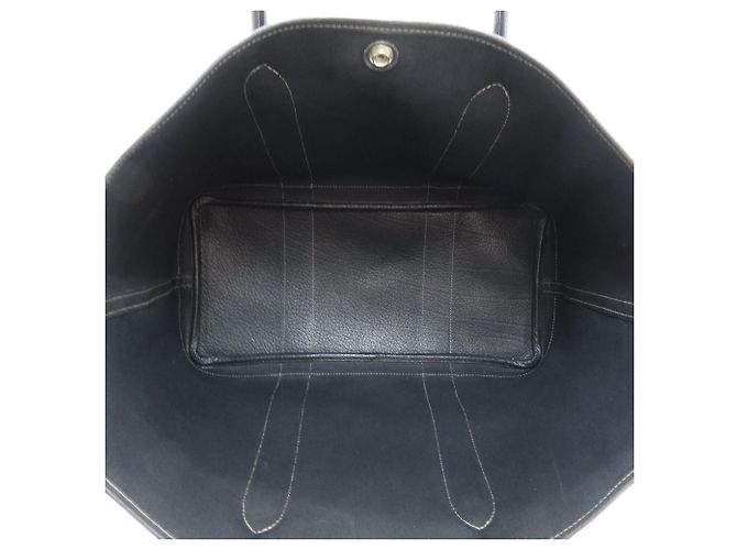 Hermès Borsa Tote Hermes Garden Party PM Nero - vista 5