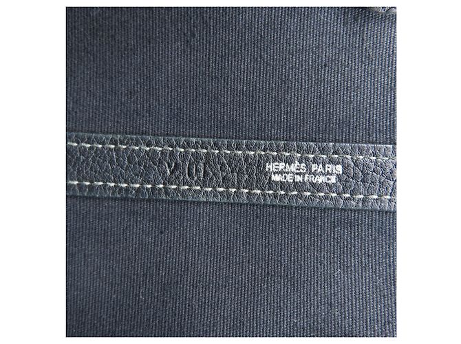 Hermès Borsa Tote Hermes Garden Party PM Nero - vista 6