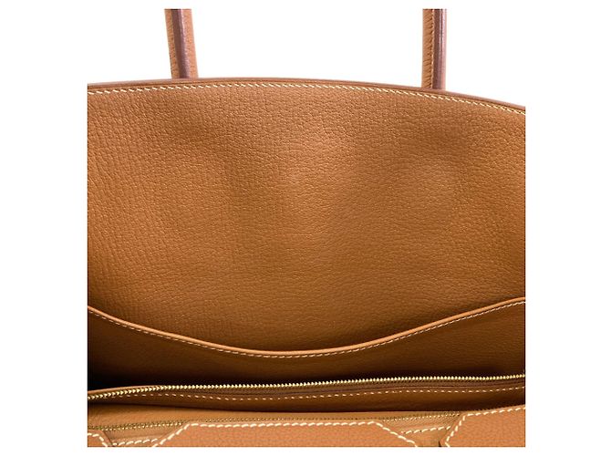 Hermès Borsa Hermes Birkin 35 Gold D'oro - vista 11