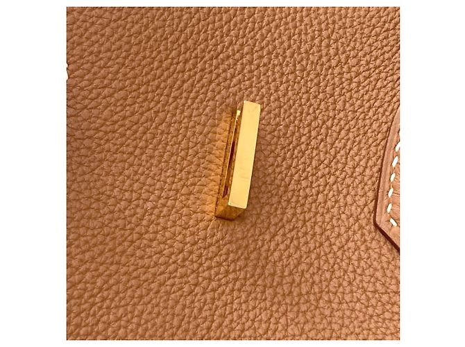 Hermès Borsa Hermes Birkin 35 Gold D'oro - vista 15