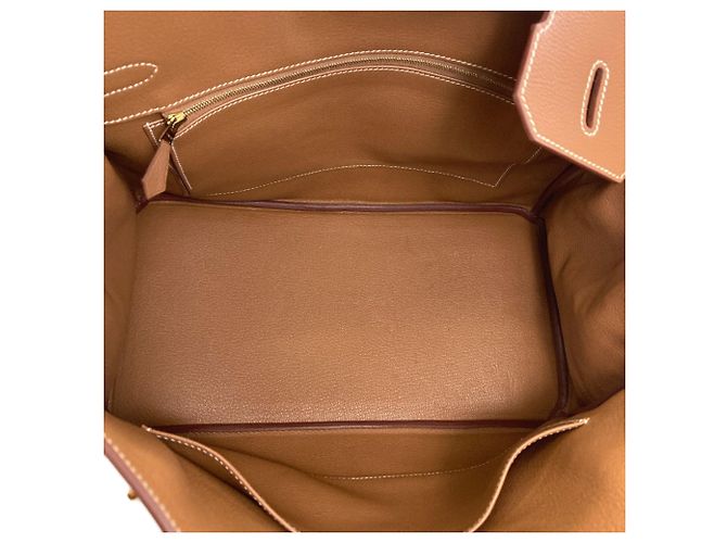 Hermès Borsa Hermes Birkin 35 Gold D'oro - vista 5