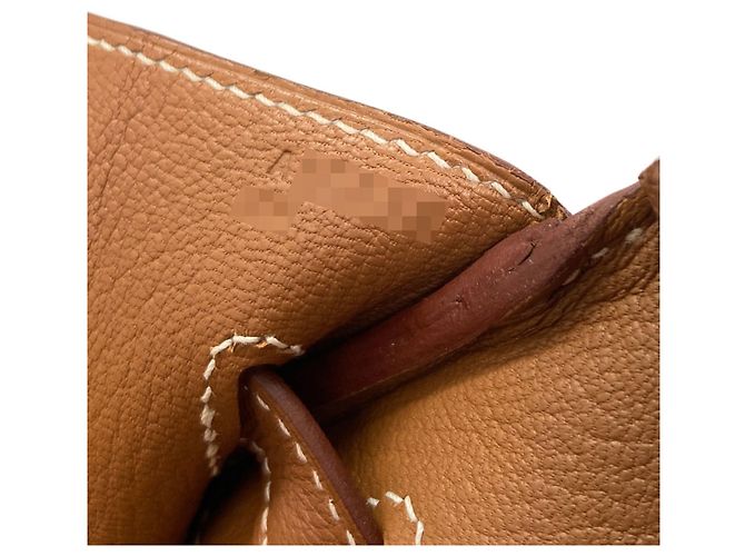 Hermès Borsa Hermes Birkin 35 Gold D'oro - vista 7