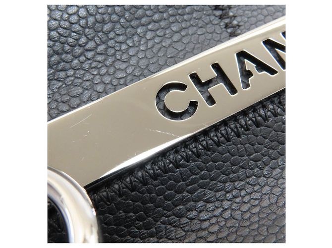 Borsa Tote Chanel Chocolate Bar Nero - vista 14