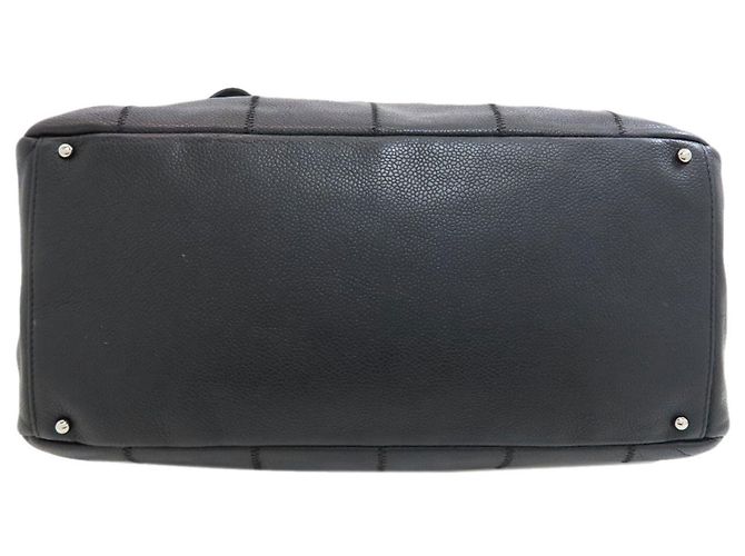 Borsa Tote Chanel Chocolate Bar Nero - vista 4
