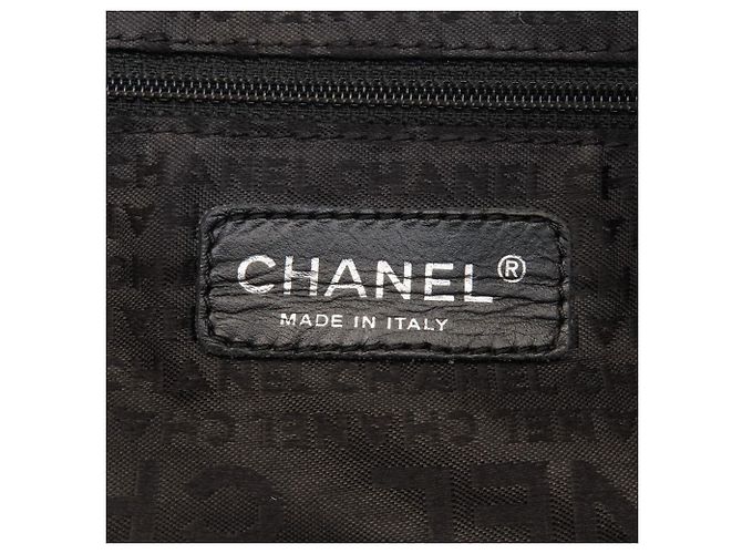 Borsa Tote Chanel Chocolate Bar Nero - vista 6