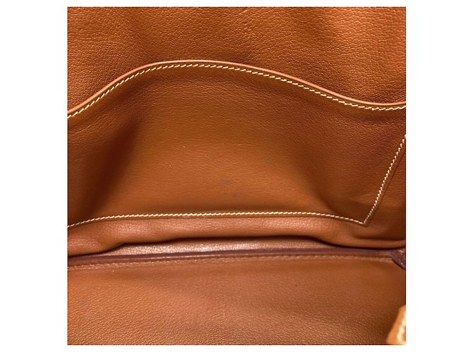 Hermès Borsa Hermes Birkin 30 in pelle Epsom Gold D'oro - vista 13