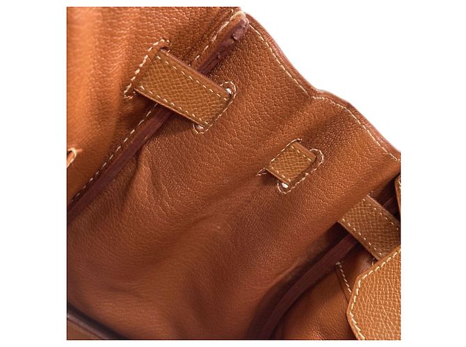 Hermès Borsa Hermes Birkin 30 in pelle Epsom Gold D'oro - vista 14