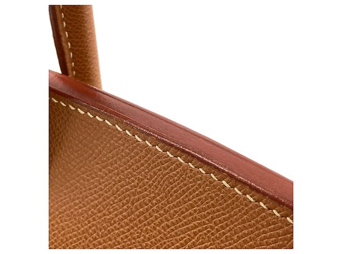 Hermès Borsa Hermes Birkin 30 in pelle Epsom Gold D'oro - vista 17