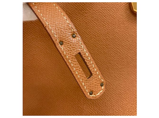 Hermès Borsa Hermes Birkin 30 in pelle Epsom Gold D'oro - vista 19