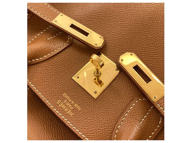 Hermès Borsa Hermes Birkin 30 in pelle Epsom Gold D'oro - vista 22
