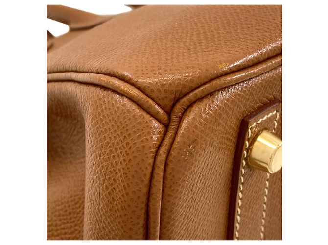 Hermès Borsa Hermes Birkin 30 in pelle Epsom Gold D'oro - vista 27