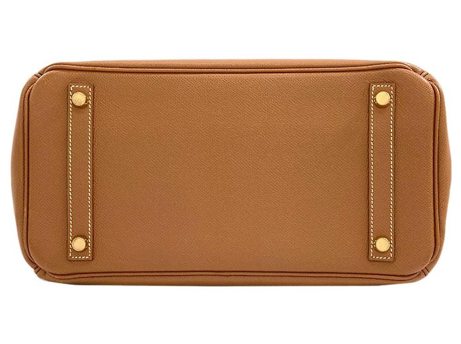 Hermès Borsa Hermes Birkin 30 in pelle Epsom Gold D'oro - vista 4