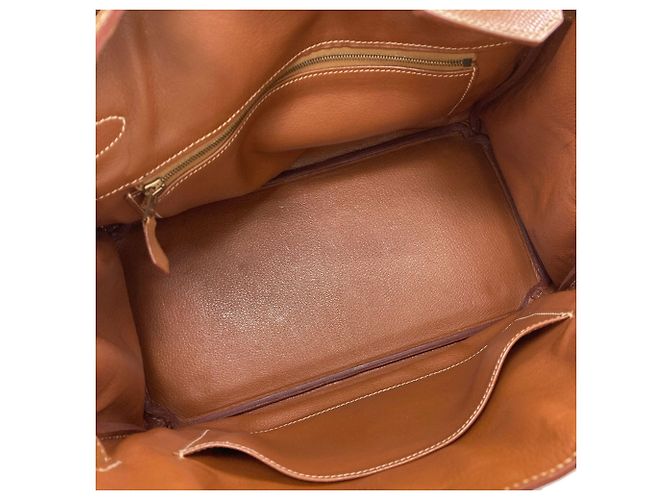 Hermès Borsa Hermes Birkin 30 in pelle Epsom Gold D'oro - vista 5