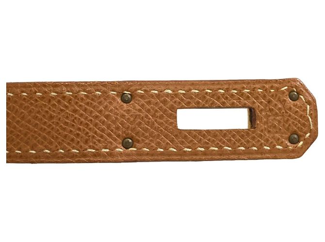 Hermès Borsa Hermes Birkin 30 in pelle Epsom Gold D'oro - vista 7
