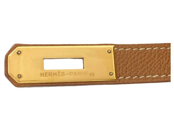 Hermès Borsa Hermes Birkin 30 in pelle Epsom Gold D'oro - vista 8