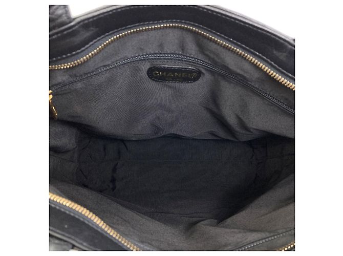 Chanel Coco Mark Gold Hardware Tote Bag Black - view 5