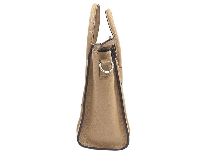 Céline Borsa a mano 2-Way Celine Luggage Nano Marrone - vista 3