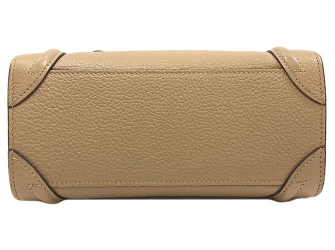 Céline Borsa a mano 2-Way Celine Luggage Nano Marrone - vista 4