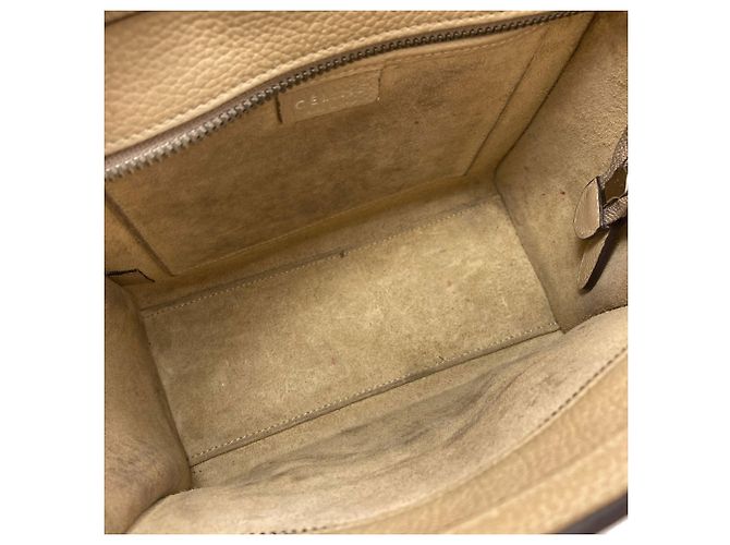Céline Borsa a mano 2-Way Celine Luggage Nano Marrone - vista 5